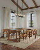 Alora - LP338052UBAR - Ten Light Linear Pendant - Lucian - Urban Bronze/Alabaster