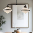 Alora - LP348241UBOP - Two Light Linear Pendant - Willard - Urban Bronze/Opal Matte Glass