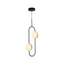 Alora - PD302002MBBG - LED Pendant - Tagliato - Matte Black/Brushed Gold