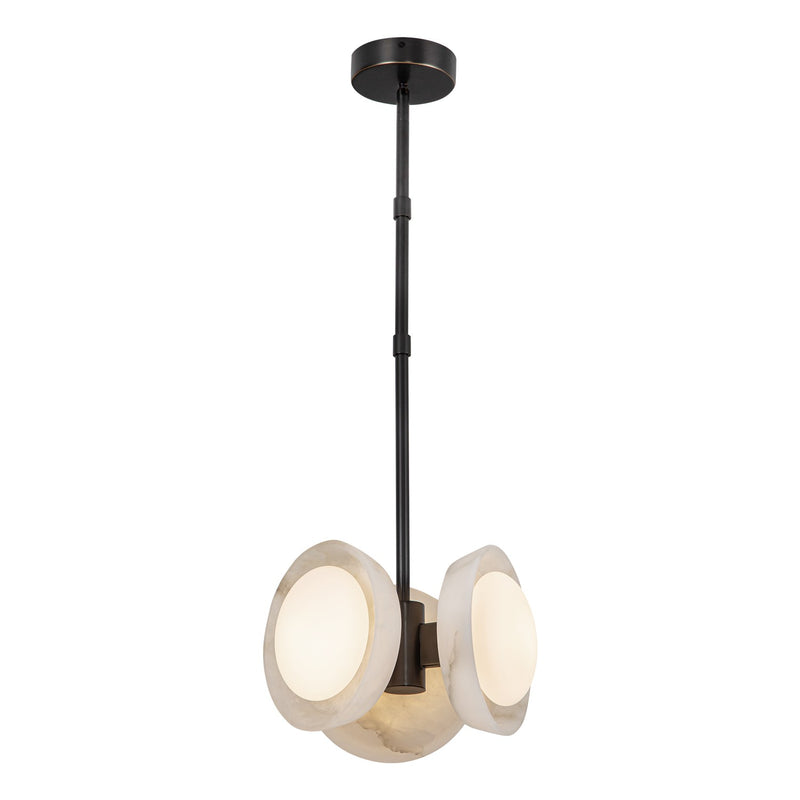 LED Pendant<br /><span style="color:#4AB0CE;">Entrega: 4-10 dias en USA</span><br /><span style="color:#4AB0CE;font-size:60%;">PREGUNTE POR ENTREGA EN PANAMA</span><br />Collection: Alonso<br />Finish: Urban Bronze/Alabaster