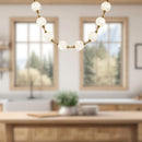 Alora - PD321708NB - LED Pendant - Marni - Natural Brass