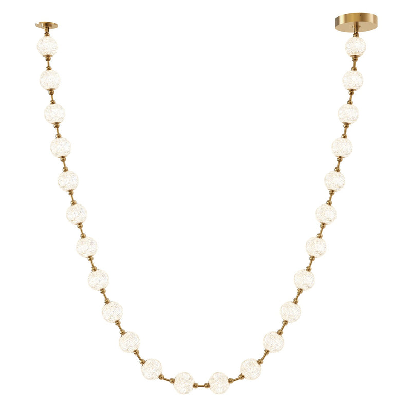 LED Pendant<br /><span style="color:#4AB0CE;">Entrega: 4-10 dias en USA</span><br /><span style="color:#4AB0CE;font-size:60%;">PREGUNTE POR ENTREGA EN PANAMA</span><br />Collection: Marni<br />Finish: Natural Brass