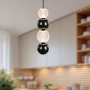 Alora - PD321815PN - LED Pendant - Onyx - Polished Nickel