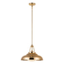 One Light Pendant<br /><span style="color:#4AB0CE;">Entrega: 4-10 dias en USA</span><br /><span style="color:#4AB0CE;font-size:60%;">PREGUNTE POR ENTREGA EN PANAMA</span><br />Collection: Palmetto<br />Finish: Polished Brass/Glossy Opal