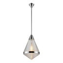 One Light Pendant<br /><span style="color:#4AB0CE;">Entrega: 4-10 dias en USA</span><br /><span style="color:#4AB0CE;font-size:60%;">PREGUNTE POR ENTREGA EN PANAMA</span><br />Collection: Willard<br />Finish: Polished Nickel/Prismatic Glass