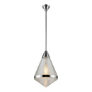 One Light Pendant<br /><span style="color:#4AB0CE;">Entrega: 4-10 dias en USA</span><br /><span style="color:#4AB0CE;font-size:60%;">PREGUNTE POR ENTREGA EN PANAMA</span><br />Collection: Willard<br />Finish: Polished Nickel/Prismatic Glass