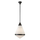 One Light Pendant<br /><span style="color:#4AB0CE;">Entrega: 4-10 dias en USA</span><br /><span style="color:#4AB0CE;font-size:60%;">PREGUNTE POR ENTREGA EN PANAMA</span><br />Collection: Willard<br />Finish: Urban Bronze/Opal Matte Glass