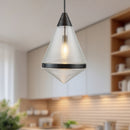 One Light Pendant<br /><span style="color:#4AB0CE;">Entrega: 4-10 dias en USA</span><br /><span style="color:#4AB0CE;font-size:60%;">PREGUNTE POR ENTREGA EN PANAMA</span><br />Collection: Willard<br />Finish: Urban Bronze/Prismatic Glass