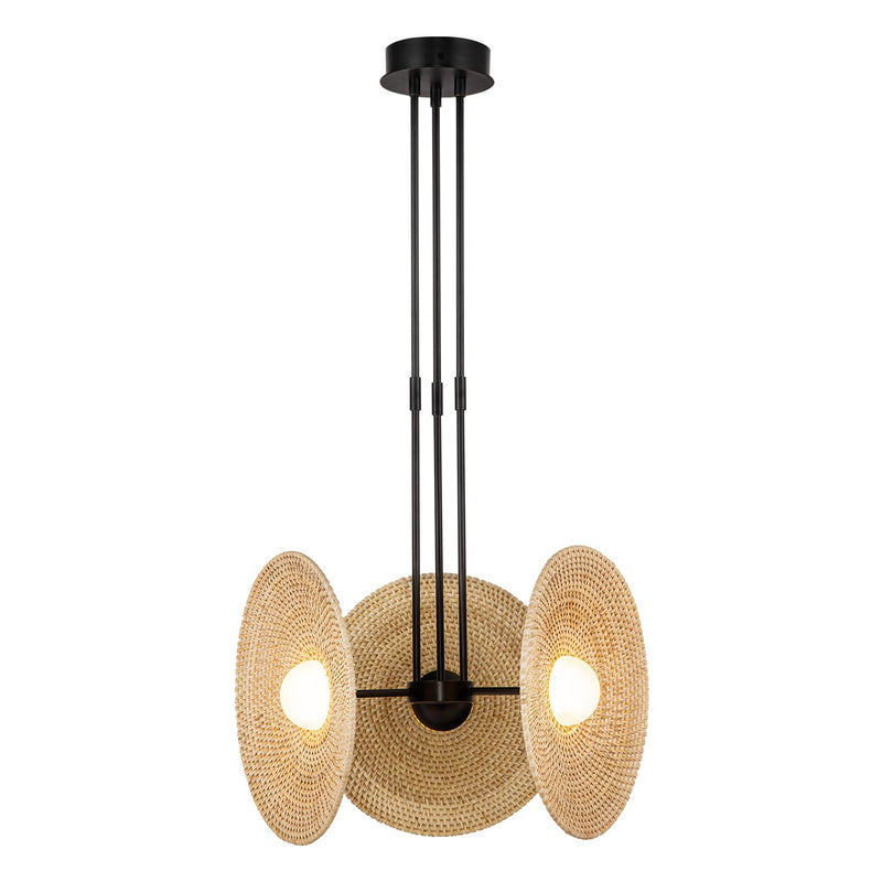 LED Pendant<br /><span style="color:#4AB0CE;">Entrega: 4-10 dias en USA</span><br /><span style="color:#4AB0CE;font-size:60%;">PREGUNTE POR ENTREGA EN PANAMA</span><br />Collection: Harbour<br />Finish: Urban Bronze/Woven