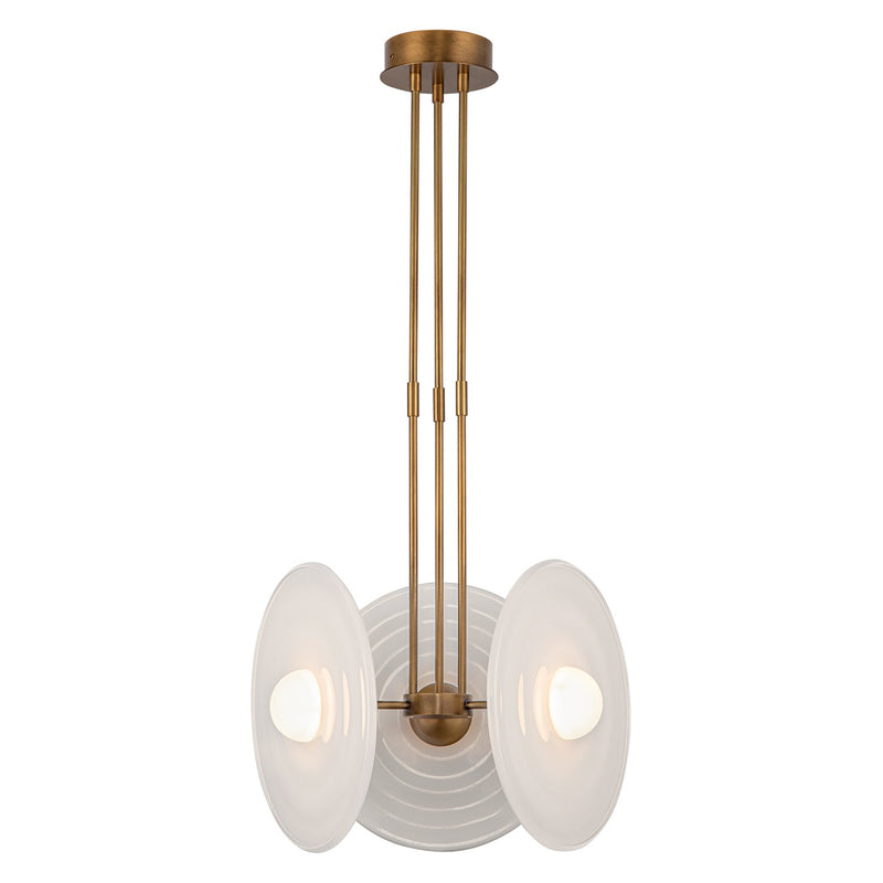 LED Pendant<br /><span style="color:#4AB0CE;">Entrega: 4-10 dias en USA</span><br /><span style="color:#4AB0CE;font-size:60%;">PREGUNTE POR ENTREGA EN PANAMA</span><br />Collection: Harbour<br />Finish: Vintage Brass/Glossy Opal