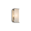 One Light Wall Sconce<br /><span style="color:#4AB0CE;">Entrega: 4-10 dias en USA</span><br /><span style="color:#4AB0CE;font-size:60%;">PREGUNTE POR ENTREGA EN PANAMA</span><br />Collection: Abbott<br />Finish: Polished Nickel/Alabaster