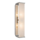 Two Light Vanity<br /><span style="color:#4AB0CE;">Entrega: 4-10 dias en USA</span><br /><span style="color:#4AB0CE;font-size:60%;">PREGUNTE POR ENTREGA EN PANAMA</span><br />Collection: Abbott<br />Finish: Polished Nickel/Alabaster
