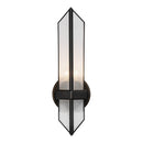 One Light Wall Sconce<br /><span style="color:#4AB0CE;">Entrega: 4-10 dias en USA</span><br /><span style="color:#4AB0CE;font-size:60%;">PREGUNTE POR ENTREGA EN PANAMA</span><br />Collection: Cairo<br />Finish: Ribbed Glass/Urban Bronze