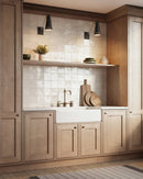 Alora - WV342105MBHL - One Light Wall Sconce - Brickell - Matte Black/Hazelnut Leather
