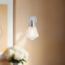 Alora - WV348106PNPG - One Light Wall Sconce - Willard - Polished Nickel/Prismatic Glass