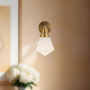 Alora - WV348106VBOP - One Light Wall Sconce - Willard - Vintage Brass/Opal Matte Glass
