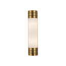 Two Light Vanity<br /><span style="color:#4AB0CE;">Entrega: 4-10 dias en USA</span><br /><span style="color:#4AB0CE;font-size:60%;">PREGUNTE POR ENTREGA EN PANAMA</span><br />Collection: Willard<br />Finish: Vintage Brass/Opal Matte Glass