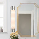 Alora - WV348224PNOP - Three Light Vanity - Willard - Polished Nickel/Opal Matte Glass