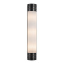 Three Light Vanity<br /><span style="color:#4AB0CE;">Entrega: 4-10 dias en USA</span><br /><span style="color:#4AB0CE;font-size:60%;">PREGUNTE POR ENTREGA EN PANAMA</span><br />Collection: Willard<br />Finish: Urban Bronze/Opal Matte Glass