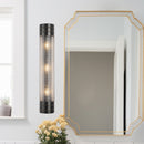 Alora - WV348224UBPG - Three Light Vanity - Willard - Urban Bronze/Prismatic Glass