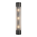 Three Light Vanity<br /><span style="color:#4AB0CE;">Entrega: 4-10 dias en USA</span><br /><span style="color:#4AB0CE;font-size:60%;">PREGUNTE POR ENTREGA EN PANAMA</span><br />Collection: Willard<br />Finish: Urban Bronze/Prismatic Glass