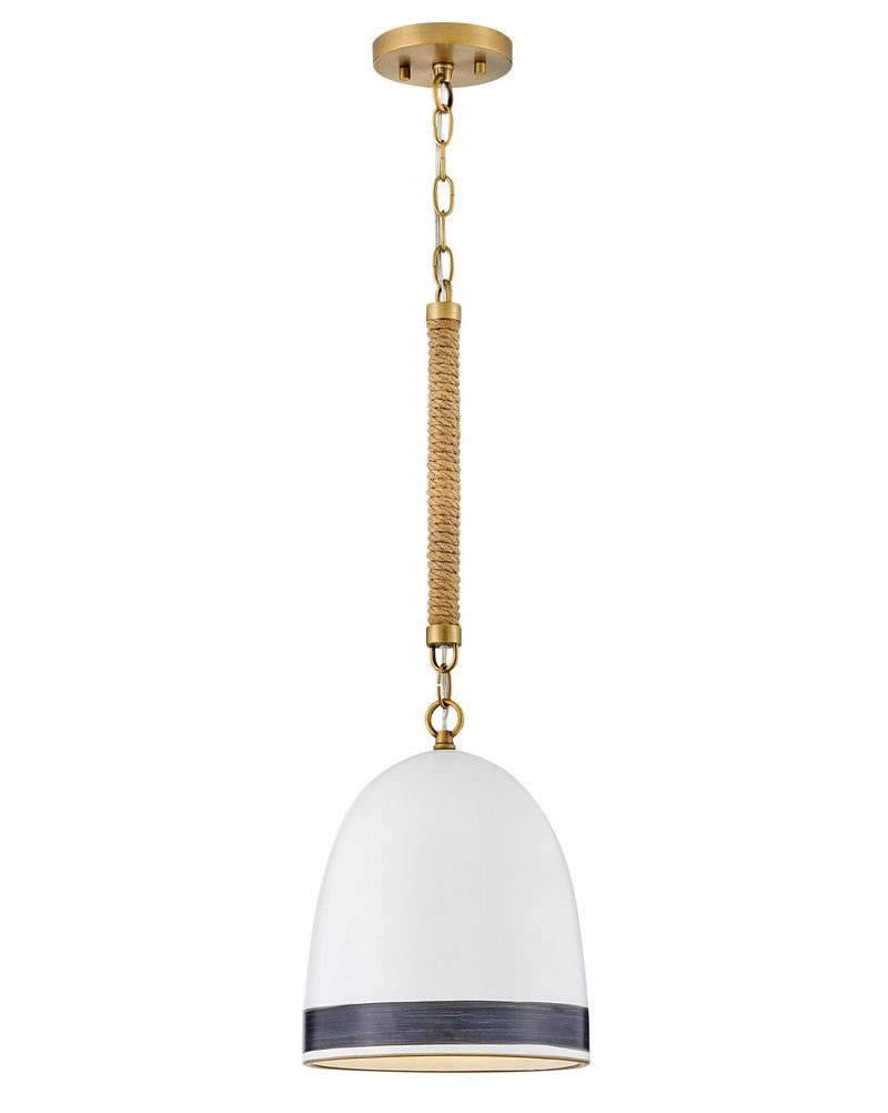 Hinkley - 3364HB-BK - LED Pendant - Nash - Heritage Brass