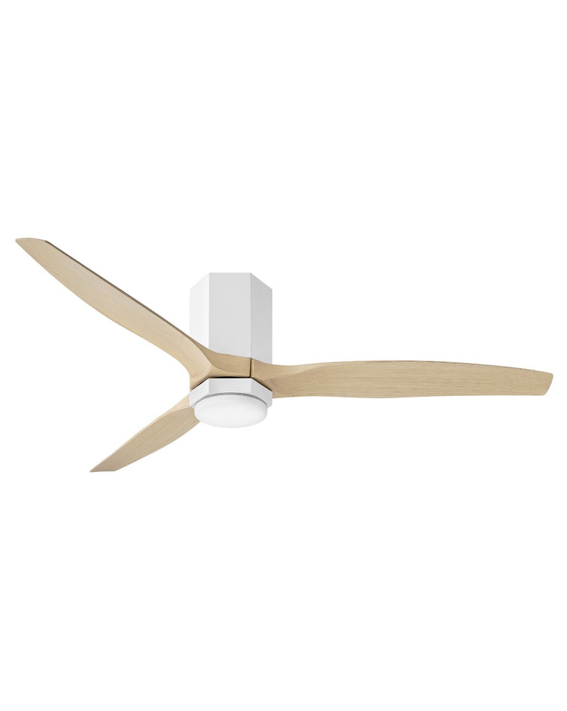 Hinkley - 905852FMW-LDD - 52" Ceiling Fan - Facet - Matte White