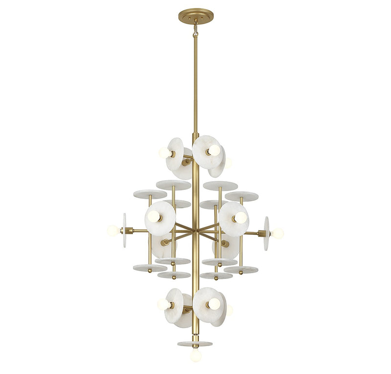 15 Light Chandelier<br /><span style="color:#4AB0CE;">Entrega: 4-10 dias en USA</span><br /><span style="color:#4AB0CE;font-size:60%;">PREGUNTE POR ENTREGA EN PANAMA</span><br />Collection: Amani<br />Finish: Royal Gold