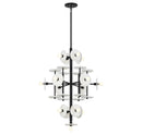 15 Light Chandelier<br /><span style="color:#4AB0CE;">Entrega: 4-10 dias en USA</span><br /><span style="color:#4AB0CE;font-size:60%;">PREGUNTE POR ENTREGA EN PANAMA</span><br />Collection: Amani<br />Finish: Black Cashmere
