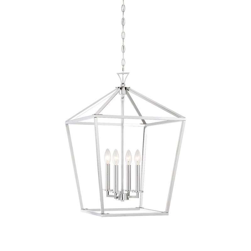 Four Light Pendant<br /><span style="color:#4AB0CE;">Entrega: 4-10 dias en USA</span><br /><span style="color:#4AB0CE;font-size:60%;">PREGUNTE POR ENTREGA EN PANAMA</span><br />Collection: Townsend<br />Finish: Polished Nickel