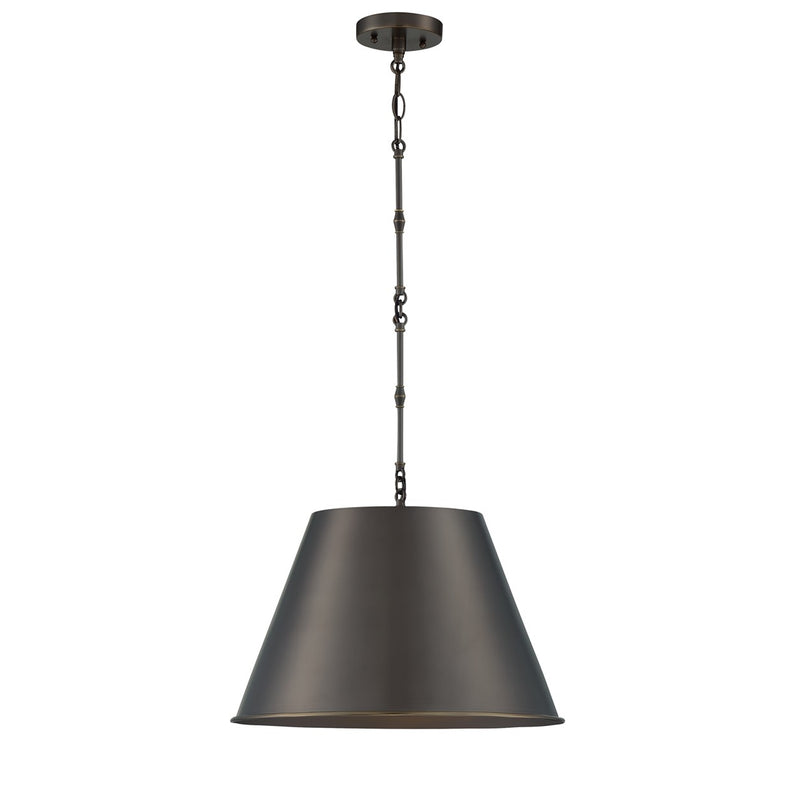 One Light Pendant<br /><span style="color:#4AB0CE;">Entrega: 4-10 dias en USA</span><br /><span style="color:#4AB0CE;font-size:60%;">PREGUNTE POR ENTREGA EN PANAMA</span><br />Collection: Alden<br />Finish: Old Bronze