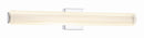 George Kovacs - P1023-077-L - LED Bath Vanity - Razors Edge - Chrome