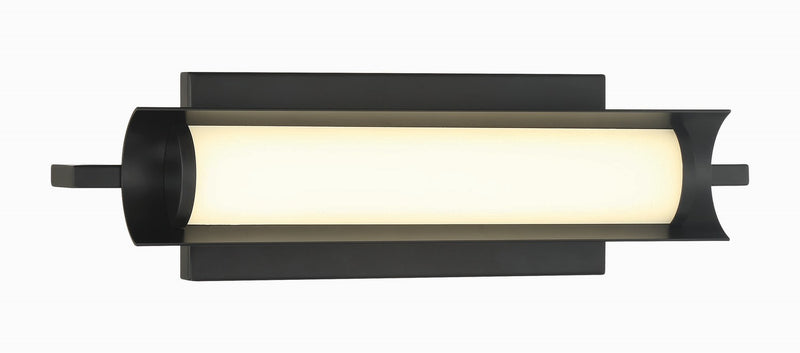George Kovacs - P1551-66A-L - LED Wall Mount - Trizay - Coal Black