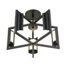 LED Wall Sconce<br /><span style="color:#4AB0CE;">Entrega: 4-10 dias en USA</span><br /><span style="color:#4AB0CE;font-size:60%;">PREGUNTE POR ENTREGA EN PANAMA</span><br />Collection: Trizay<br />Finish: Coal Black
