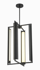 George Kovacs - P1555-66A-L - LED Pendant - Trizay - Coal Black