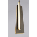 George Kovacs - P1642-895-L - LED Mini Pendant - Intersezioni - Midnight Iron And Faux Walnut