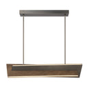 LED Island Pendant<br /><span style="color:#4AB0CE;">Entrega: 4-10 dias en USA</span><br /><span style="color:#4AB0CE;font-size:60%;">PREGUNTE POR ENTREGA EN PANAMA</span><br />Collection: Intersezioni<br />Finish: Midnight Iron And Faux Walnut