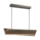 LED Island Pendant<br /><span style="color:#4AB0CE;">Entrega: 4-10 dias en USA</span><br /><span style="color:#4AB0CE;font-size:60%;">PREGUNTE POR ENTREGA EN PANAMA</span><br />Collection: Intersezioni<br />Finish: Midnight Iron And Faux Walnut