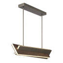 LED Island Pendant<br /><span style="color:#4AB0CE;">Entrega: 4-10 dias en USA</span><br /><span style="color:#4AB0CE;font-size:60%;">PREGUNTE POR ENTREGA EN PANAMA</span><br />Collection: Intersezioni<br />Finish: Midnight Iron And Faux Walnut