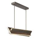 LED Island Pendant<br /><span style="color:#4AB0CE;">Entrega: 4-10 dias en USA</span><br /><span style="color:#4AB0CE;font-size:60%;">PREGUNTE POR ENTREGA EN PANAMA</span><br />Collection: Intersezioni<br />Finish: Midnight Iron And Faux Walnut