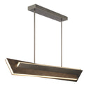 LED Island Pendant<br /><span style="color:#4AB0CE;">Entrega: 4-10 dias en USA</span><br /><span style="color:#4AB0CE;font-size:60%;">PREGUNTE POR ENTREGA EN PANAMA</span><br />Collection: Intersezioni<br />Finish: Midnight Iron And Faux Walnut