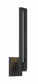George Kovacs - P1712-066-L - LED Outdoor Wall Mount - Music - Sand Coal Black