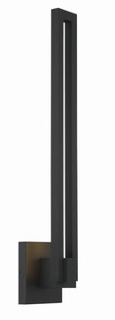George Kovacs - P1713-066-L - LED Outdoor Wall Mount - Music - Sand Coal Black