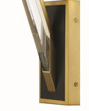 George Kovacs - P1920-726-L - LED Wall Sconce - Sauvity - Coal And Soft Brass
