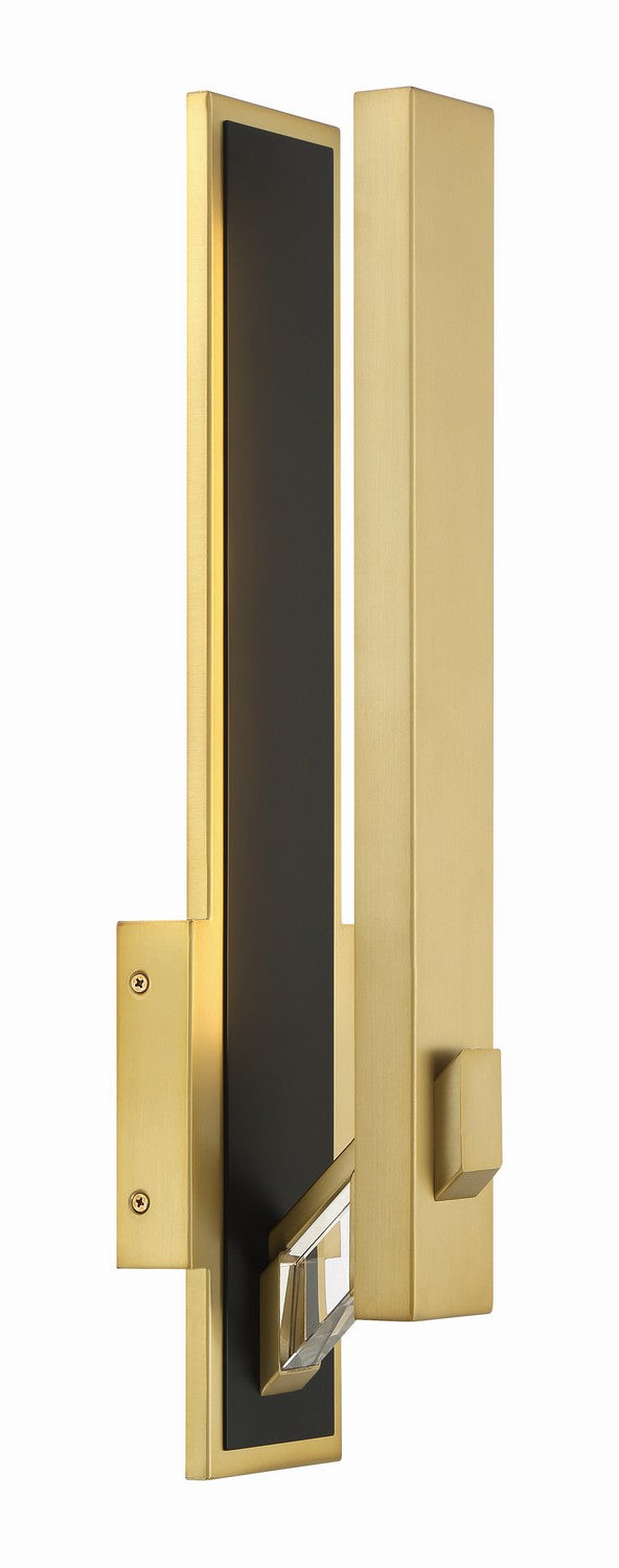 George Kovacs - P1921-726-L - LED Wall Sconce - Sauvity - Coal & Soft Brass