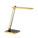 LED Table Lamp<br /><span style="color:#4AB0CE;">Entrega: 4-10 dias en USA</span><br /><span style="color:#4AB0CE;font-size:60%;">PREGUNTE POR ENTREGA EN PANAMA</span><br />Collection: Sauvity<br />Finish: Coal And Soft Brass