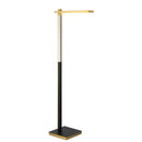 LED Floor Lamp<br /><span style="color:#4AB0CE;">Entrega: 4-10 dias en USA</span><br /><span style="color:#4AB0CE;font-size:60%;">PREGUNTE POR ENTREGA EN PANAMA</span><br />Collection: Sauvity<br />Finish: Coal And Soft Brass