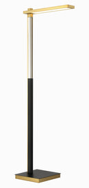 George Kovacs - P1927-726-L - LED Floor Lamp - Sauvity - Coal And Soft Brass