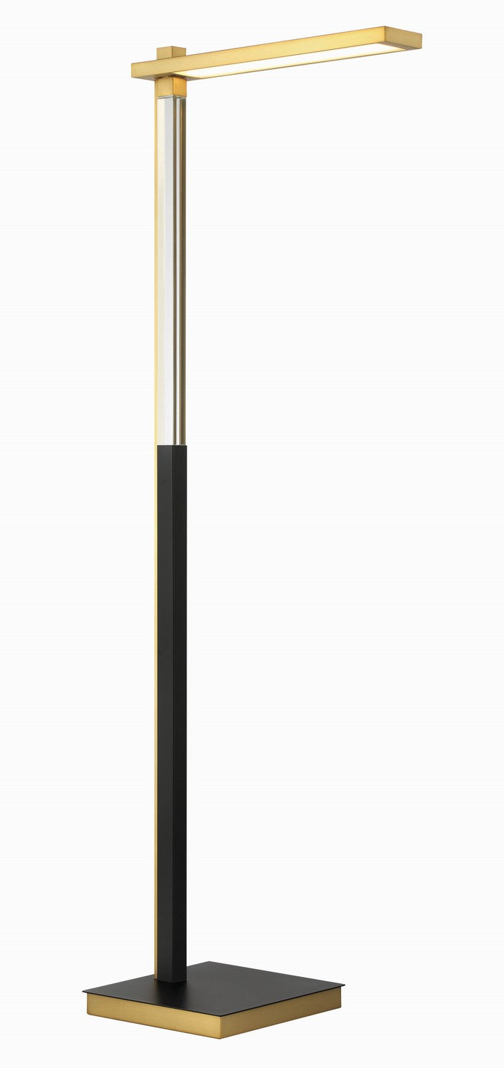 George Kovacs - P1927-726-L - LED Floor Lamp - Sauvity - Coal And Soft Brass