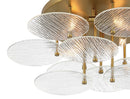 Four Light Flush Mount<br /><span style="color:#4AB0CE;">Entrega: 7-8 semanas en USA</span><br /><span style="color:#4AB0CE;font-size:60%;">PREGUNTE POR ENTREGA EN PANAMA</span><br />Collection: Artze<br />Finish: Soft Brass